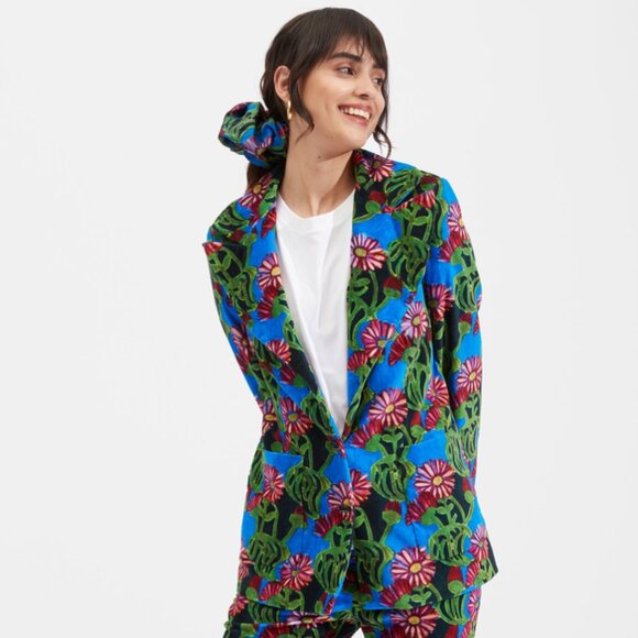 La DoubleJ 24/7 Velvet Floral Jacket Size M - Picture 5 of 12